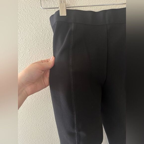 J Crew GiGi Pant Ponte Black With Side Zip Closure Size 6 - Picture 7 of 10